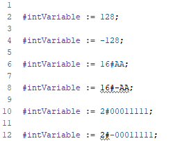 negative hexadecimal or binary values will not show the actual numerical value negative hexadecimal or binary values will not show the actual numerical value