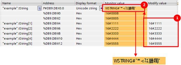 STRING type variables fifth examples STRING type variables fifth examples