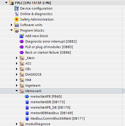 TIA Portal / Simatic S7-1500 - Metrawatt EM2389 Communication