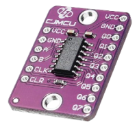 CJMCU-164; SN74HC164D 8-bit Shift Register Module