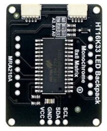 HT16K33 dot matrix display