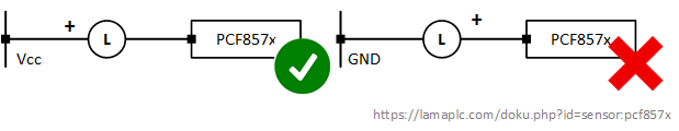 PCF8575 I/O How to Correctly Wire Components