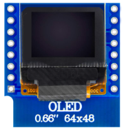 SSH1106 OLED Display with I²C communication