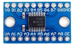 TXS0108E (HW-0108) 8-channel, bidirectional 5V-3.3V logic level converter