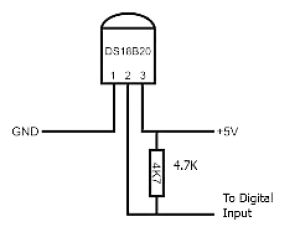 DS18B20 wiring DS18B20 wiring
